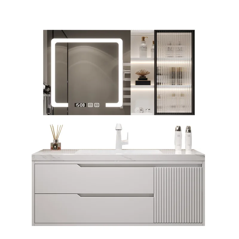 

Bathroom cabinet, set, toilet, washstand, hand pool, simple and modern.