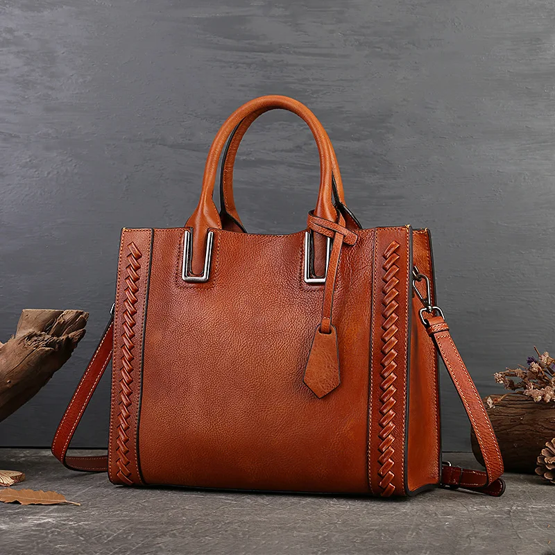 

School High Quality Genuine Leather Street Fashion Graffiti Print Totes Woman Tote Bags Luxury Original Borse Da Donna Gifts