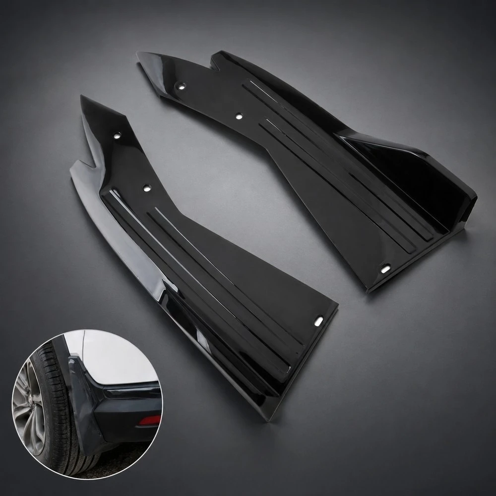 GM Rear Bumper Corner Lip Spoiler, Collision Avoidance Rear Lip, Universal Car Modification Bumper Trim, Rear Bumper Guard