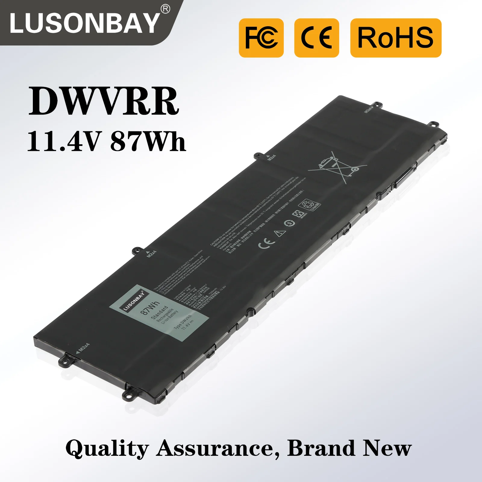 LUSONBAY DWVRR Laptop Battery For Dell Alienware X15 R1/Alienware x15 R2/Alienware X17 R1/Alienware R2 Series 0817GN 817GN 0NR6M