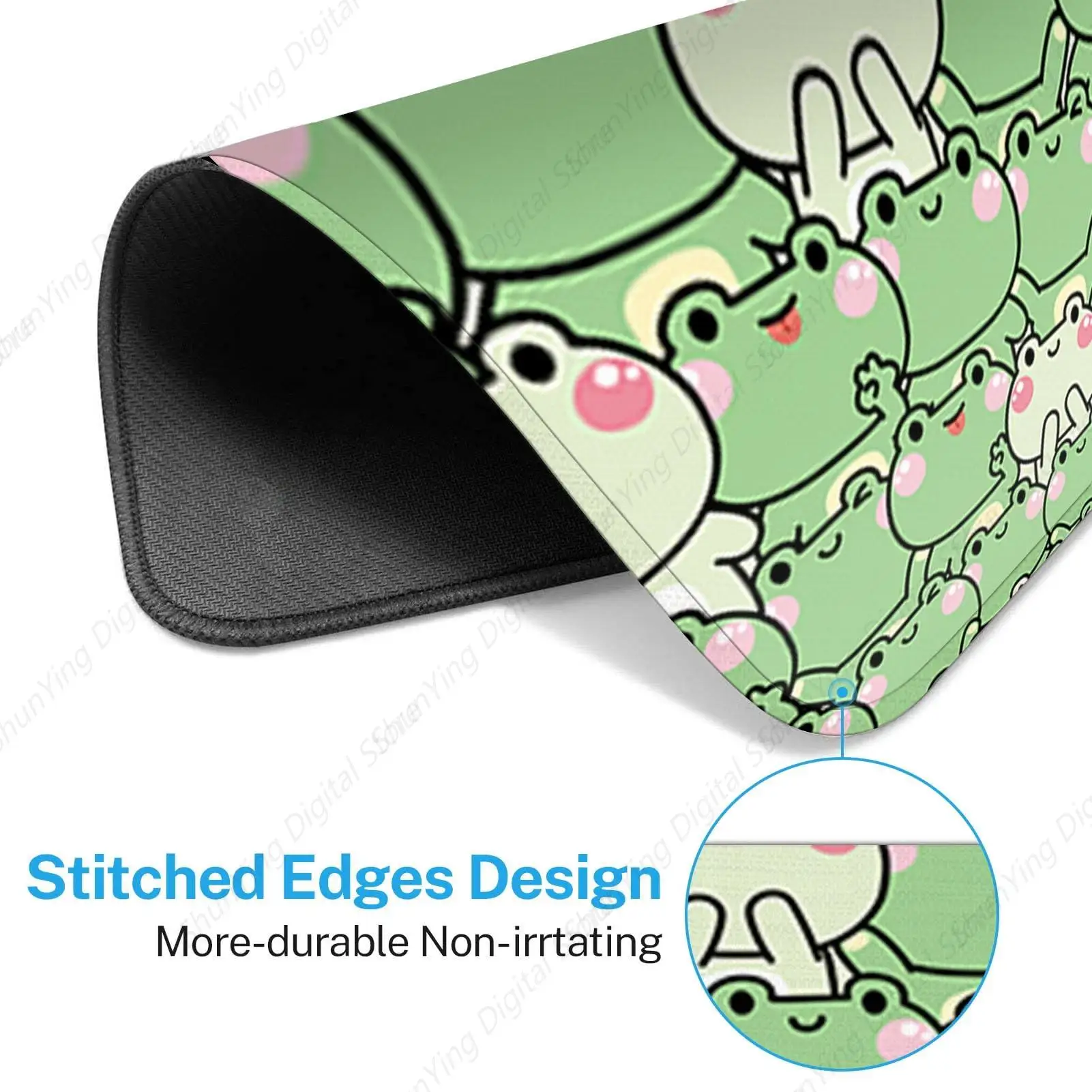 Cute Frog Mouse Pad For Laptops Desktop Computers Office Supplies Anti Slip Mouse Pad Suitable For Gaming Work And Study