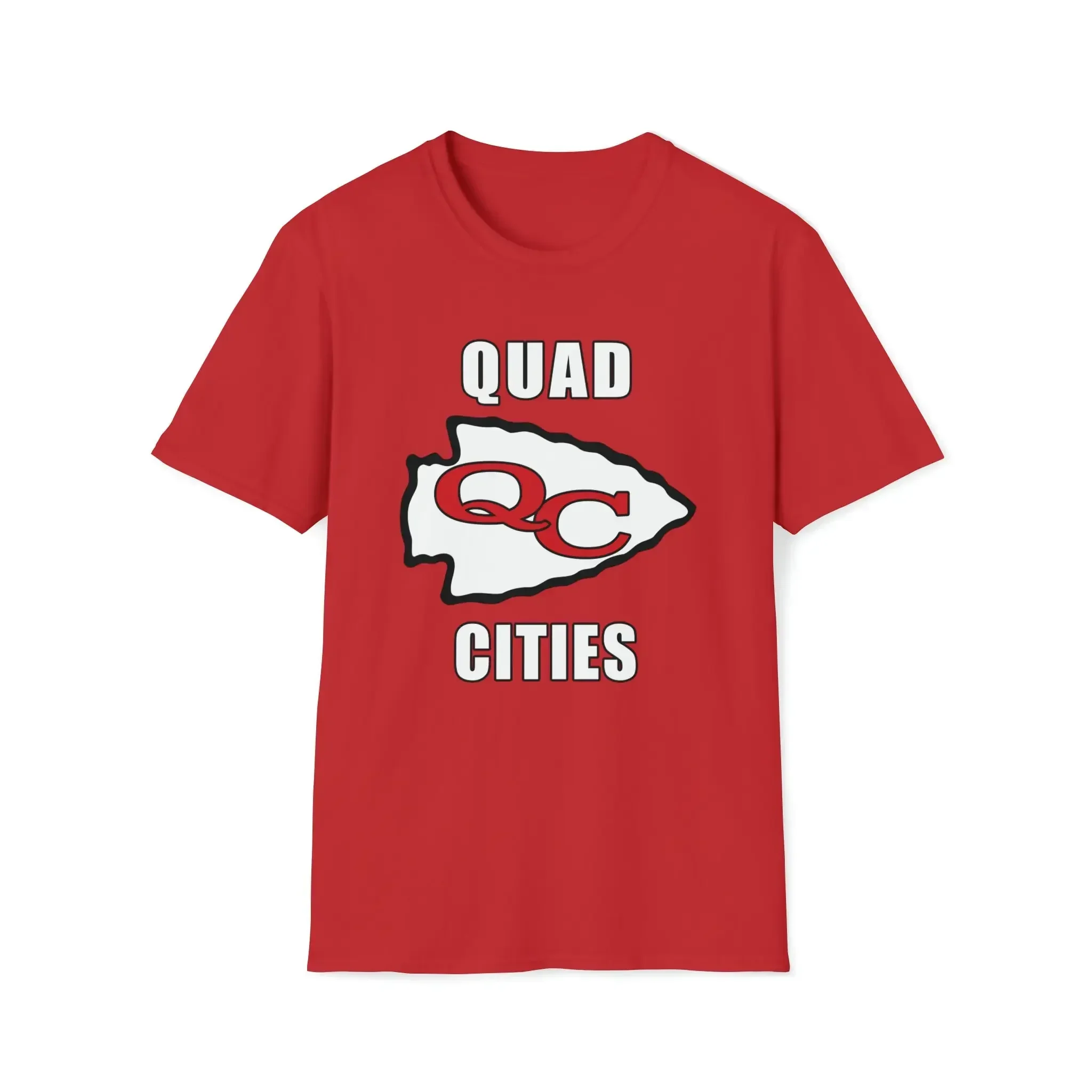 Quad Cities Chiefs Fan Tribute Shirt KC Pride for QC Fans