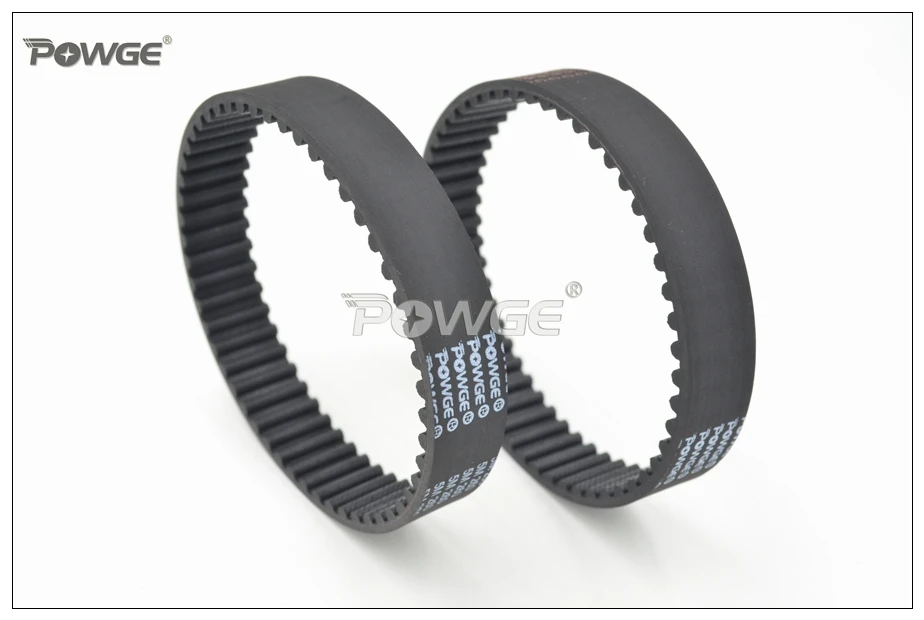 POWGE 260 5M Synchronous Length=260mm W=12/15/20mm Teeth=52 HTD 5M Closed-Loop Belt 260-5M HTD5M S5M Timing Belt Pulley 260-5M