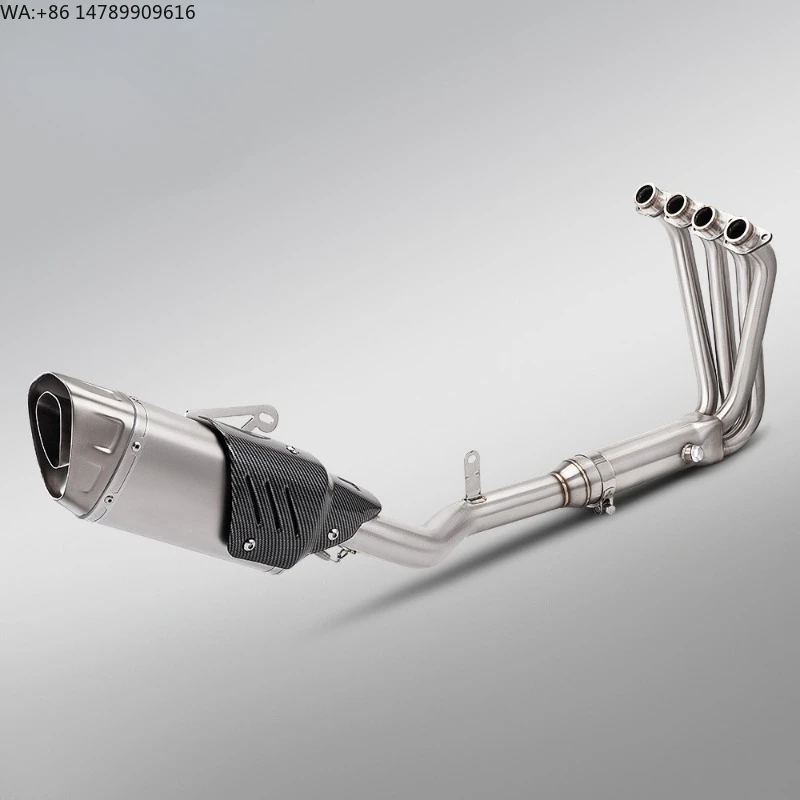

Full Size Custom Motorcycle Exhaust PipeQianjiang SRK250RD SRK450RR Full-section Exhaust Pipe, Stainless Steel Front Section Wri