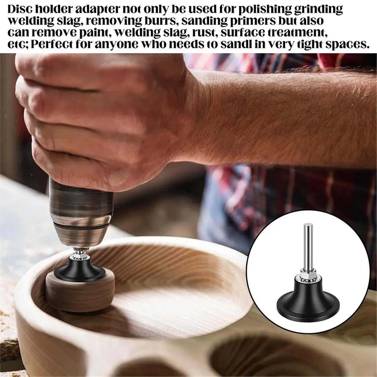 

3-дюймовый рулонный замок, держатель шлифовального диска, сменные диски, держатель адаптера, вращающийся инструмент для полировки, шлифовального шлифовального диска