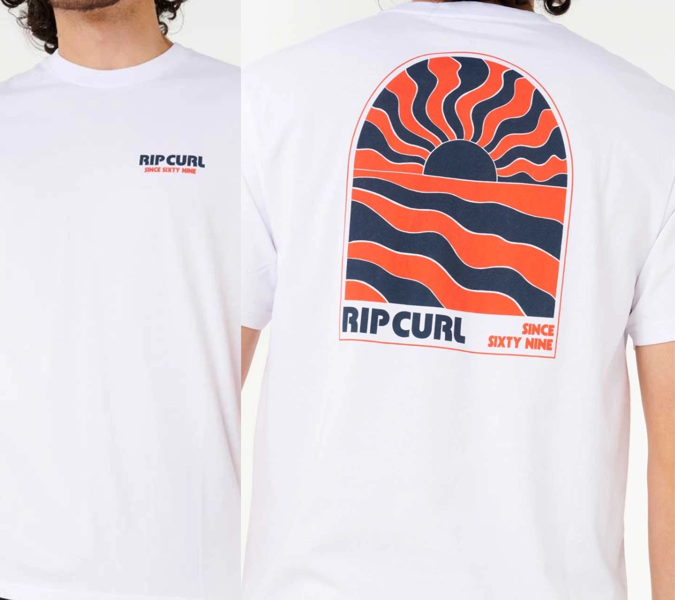 

Summer's New Surfing Revival Sunset T-shirt, Tearable Roll Men's T-shirt, Y2k Breathable Cotton High-quality Men's T-shirt Top