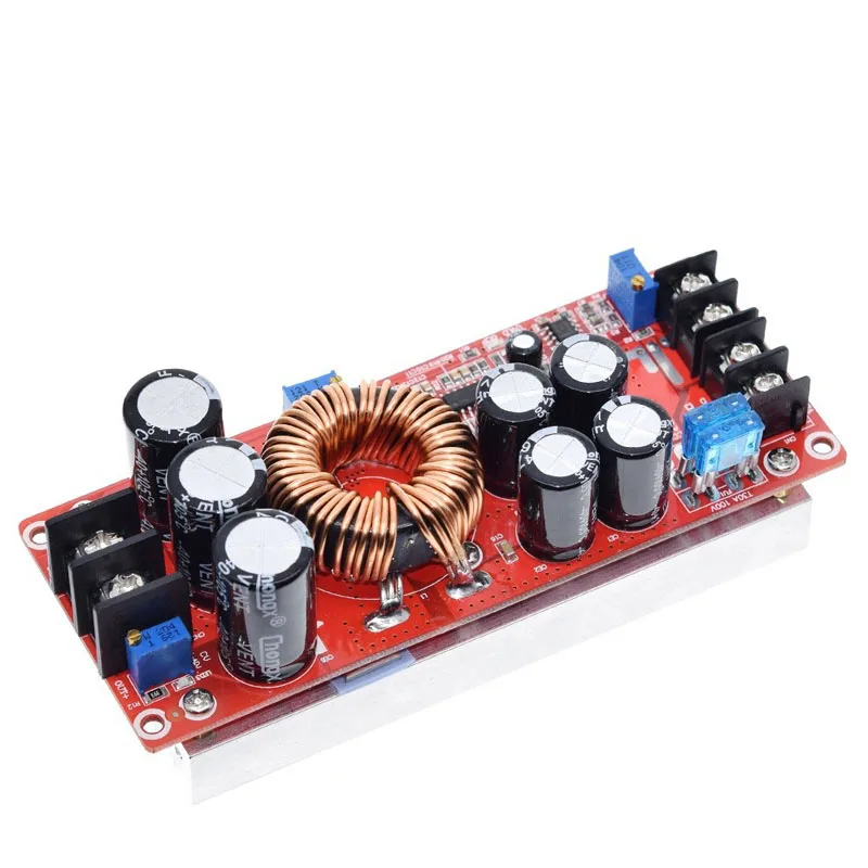 1/2/3/5/10Pcs 1200W High-Power DC-DC 20A Boost Constant Voltage Constant Current Adjustable On-board Charging Power Module
