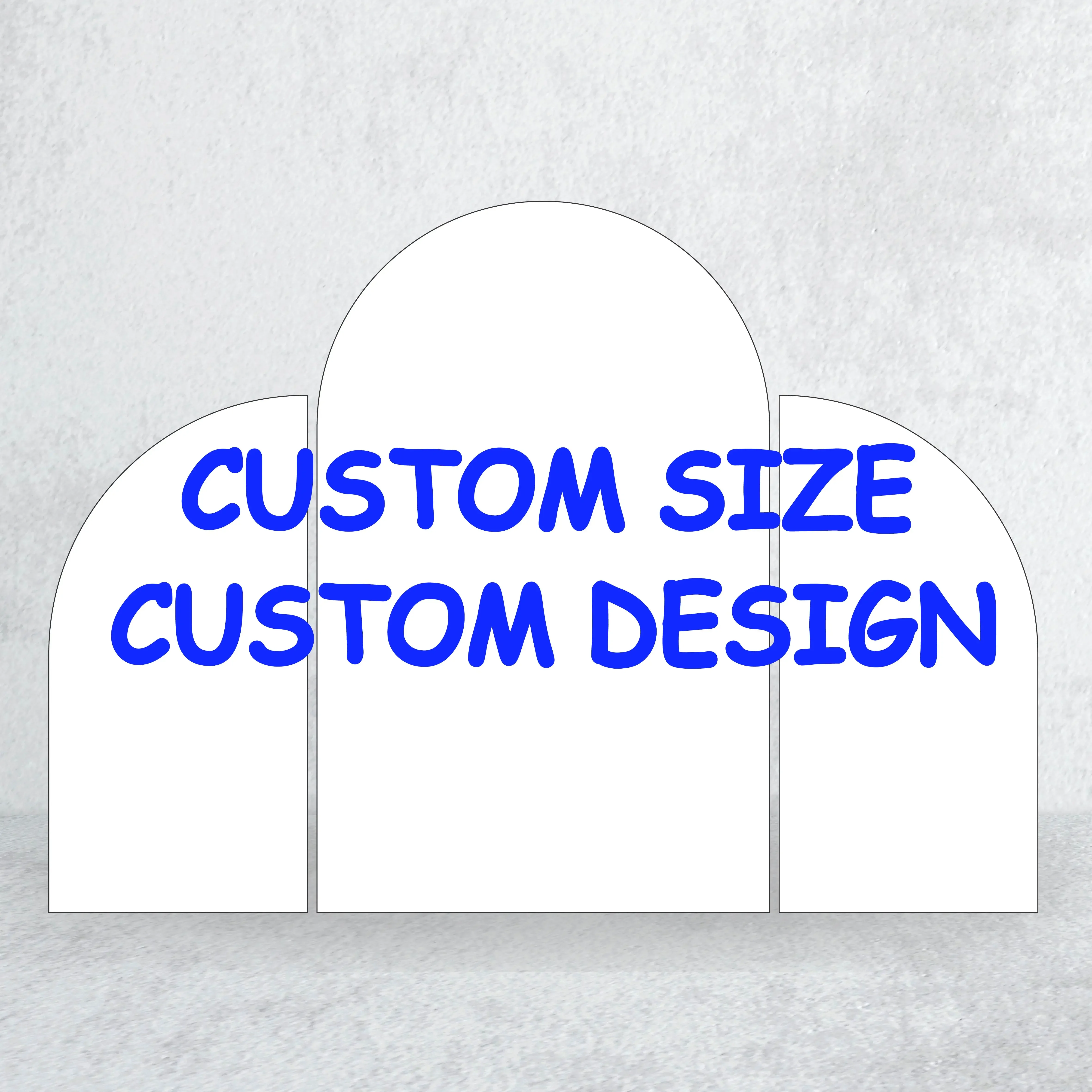 Set of Customized Arch Backdrop Cover Suitable for Wedding Outside Decor Props Baby Birthday Party Supplies Photo Studio