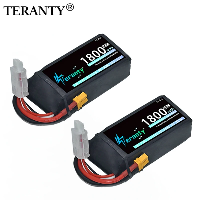 TERANTY 3S 1800mAh Lipo Battery 11.1V 60C with T XT30 XT60 for FPV Drone Boat RC Car Racing Hobby Specialized Lipo Model Parts