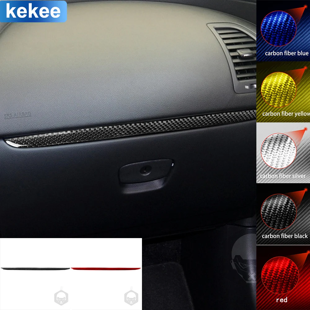 

For Infiniti FX QX70 Dashboard Co-pilot Trim Strip Tuning Soft Real Carbon Fiber Sticker Car Interior Moulding Accessories
