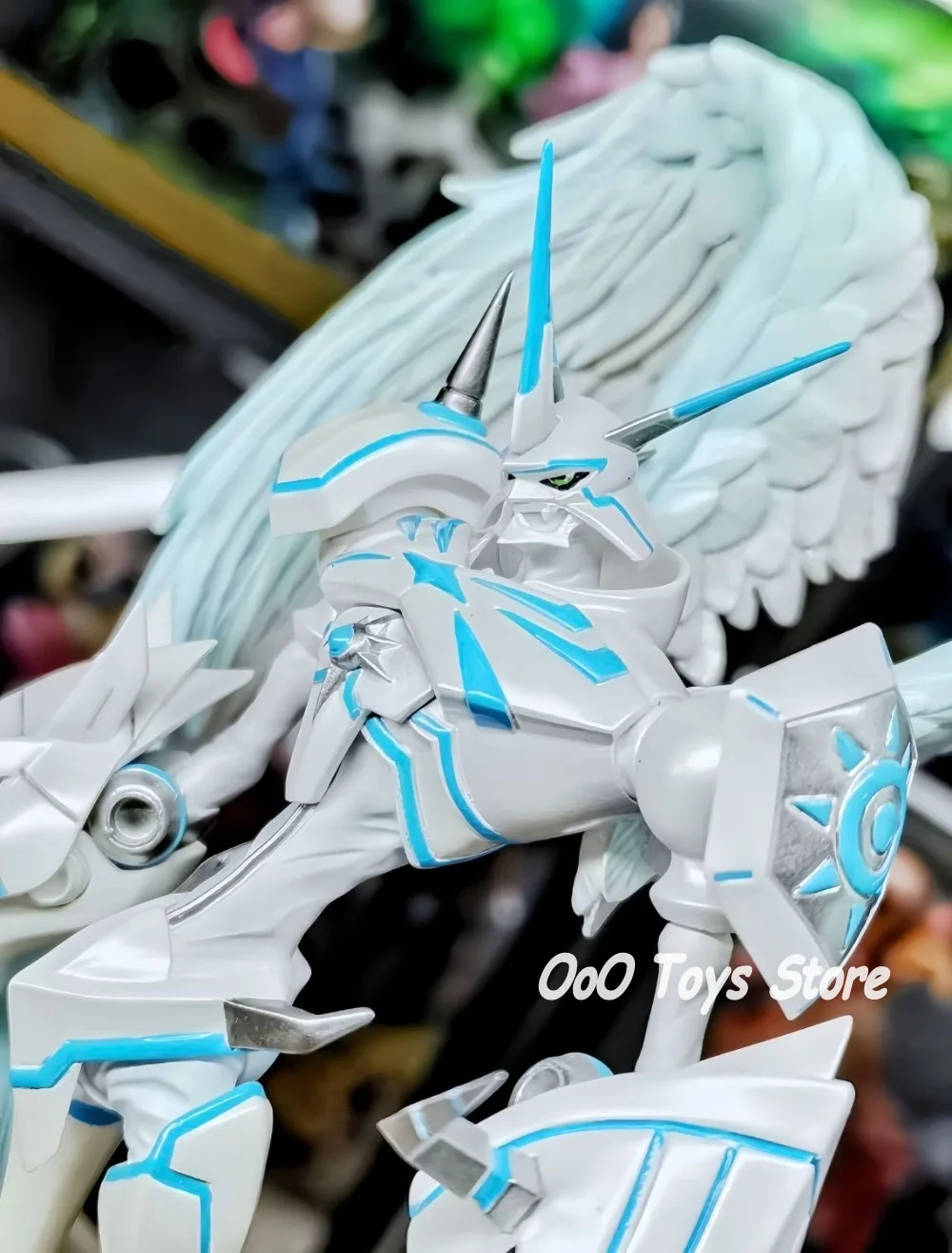 อะนิเมะเอกวาดอร์ผจญภัยรูป Omegamon Merciful โหมดตัวเลขการกระทํา Pvc รูปปั้นของเล่นของขวัญ 20 ซม
