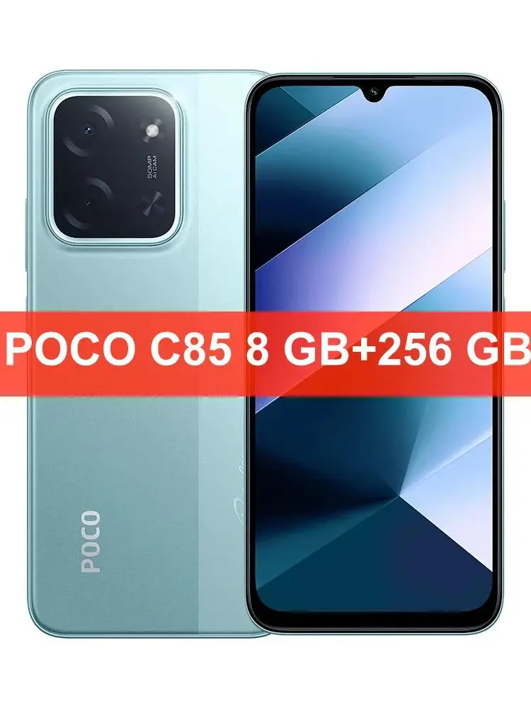 Algemene versie POCO C85 Smartphone MediaTek Helio G81-Ultra Processor 6,9" Dot Drop Display 6000mAh 33W Snel opladen NFC IP64 - afbeelding 2