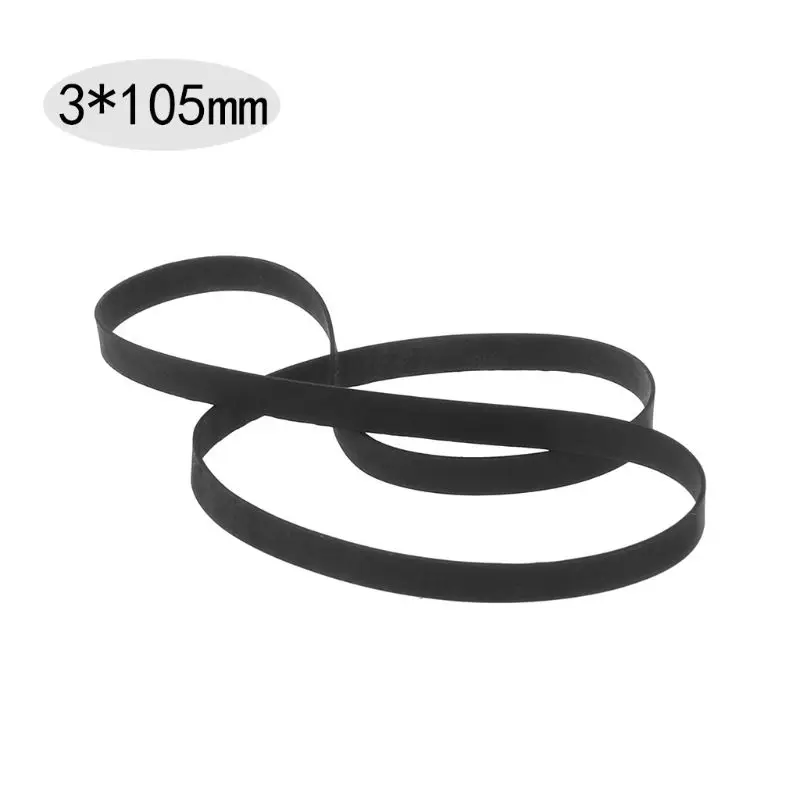 3MM กว้าง45-120มม.เทปเครื่องเข็มขัด Assorted ทั่วไปไดรฟ์แบนยางสำหรับ CD เครื่องบันทึก DVD Walkman