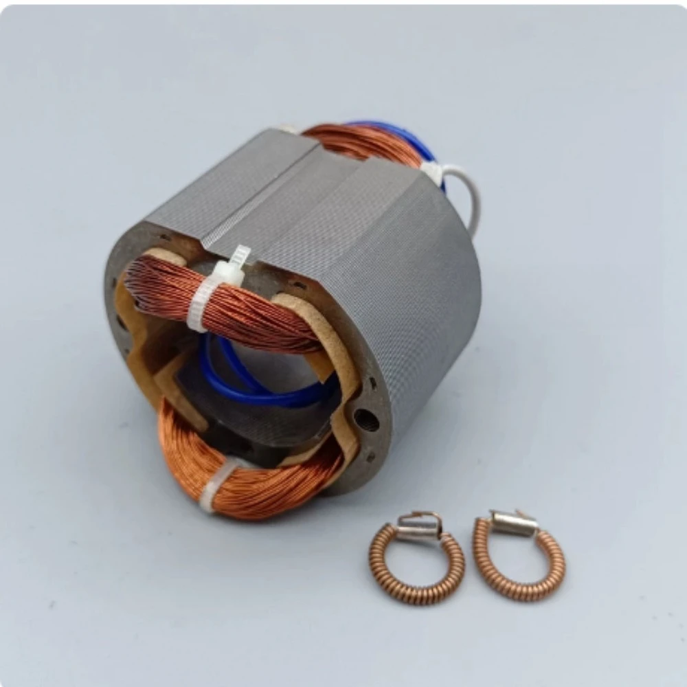100 Type Angle Grinder Stator 220V All Copper Wire 35mm Heavy Duty Replacement Motor Coil Accessories