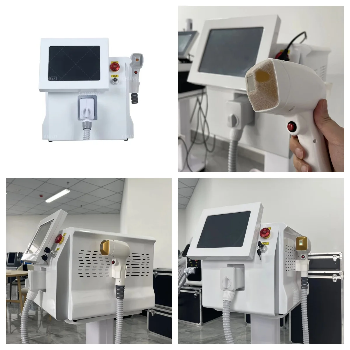 Factory direct sales 808nm diode laser hair removal machine Ice titanium permanent painless hair removal machine