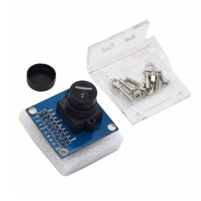 Модуль модуля камеры OV7670 300KP, поддержка VGA CIF, дисплей с автоматическим контролем экспозиции, активный размер 640X480 для Arduino