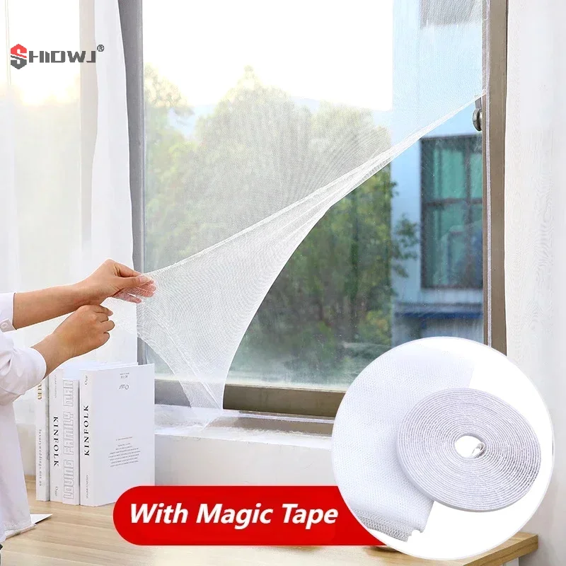 Anti Fly Mosquito Net Window Screen Mesh Adhesive Mosquito Insect Flying Bug Net Curtains For Kitchen Windows Home Protector