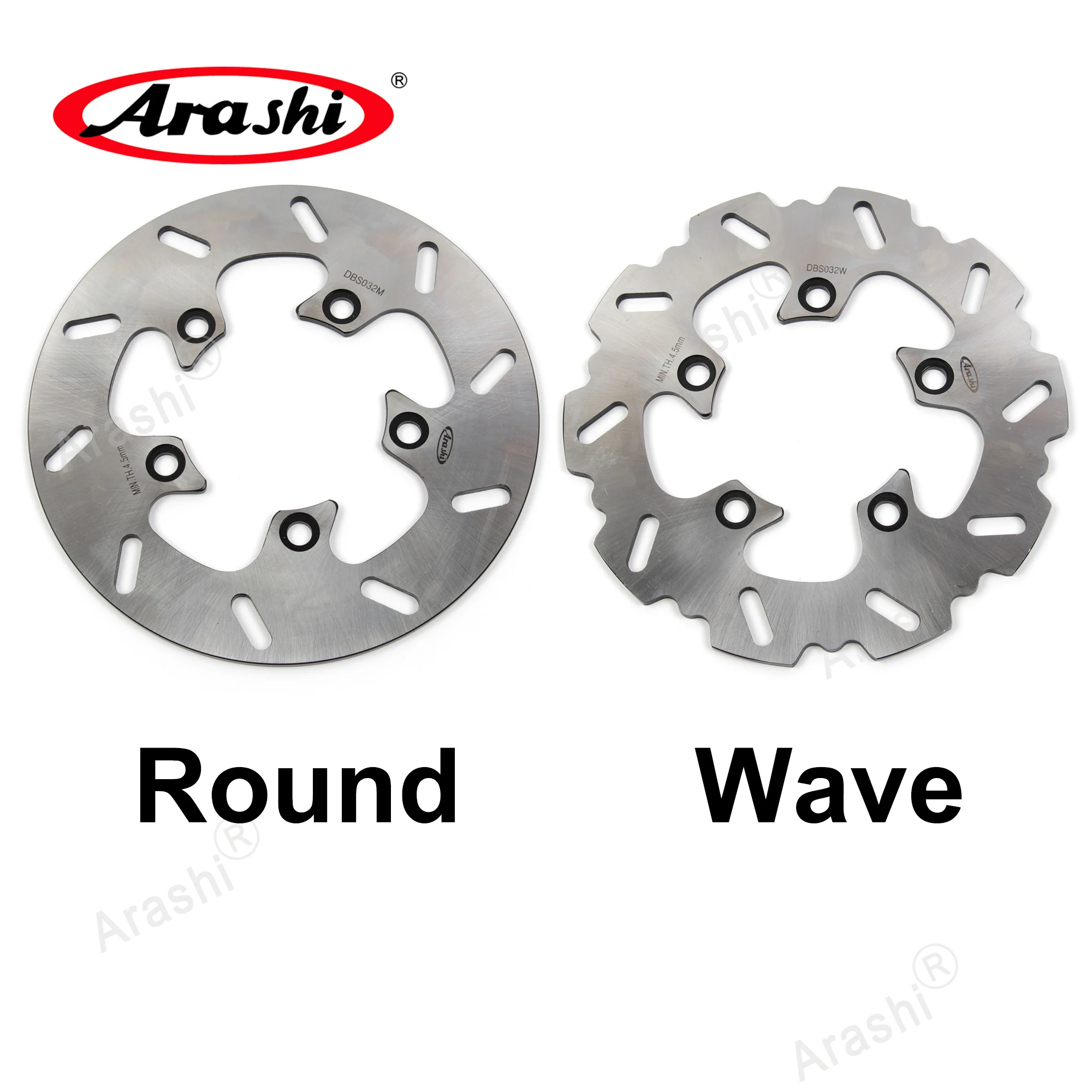 Arashi For SUZUKI GSXR600 1997 - 2017 CNC Rear Brake Disc Rotors GSXR GSX R GSX-R 600 GSX600R 2003 2004 2005 2006 2007 2008 2009