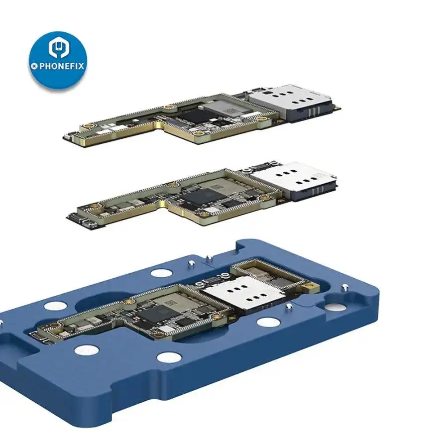 Qianli Bo Mạch Chủ Lớp Giữa Ban Vật Có Uy Tín Nền Tảng 3D BGA Reballing Stencil Kit Cho iPhone X XS XSMAX 11 13 max Pro Sửa Chữa