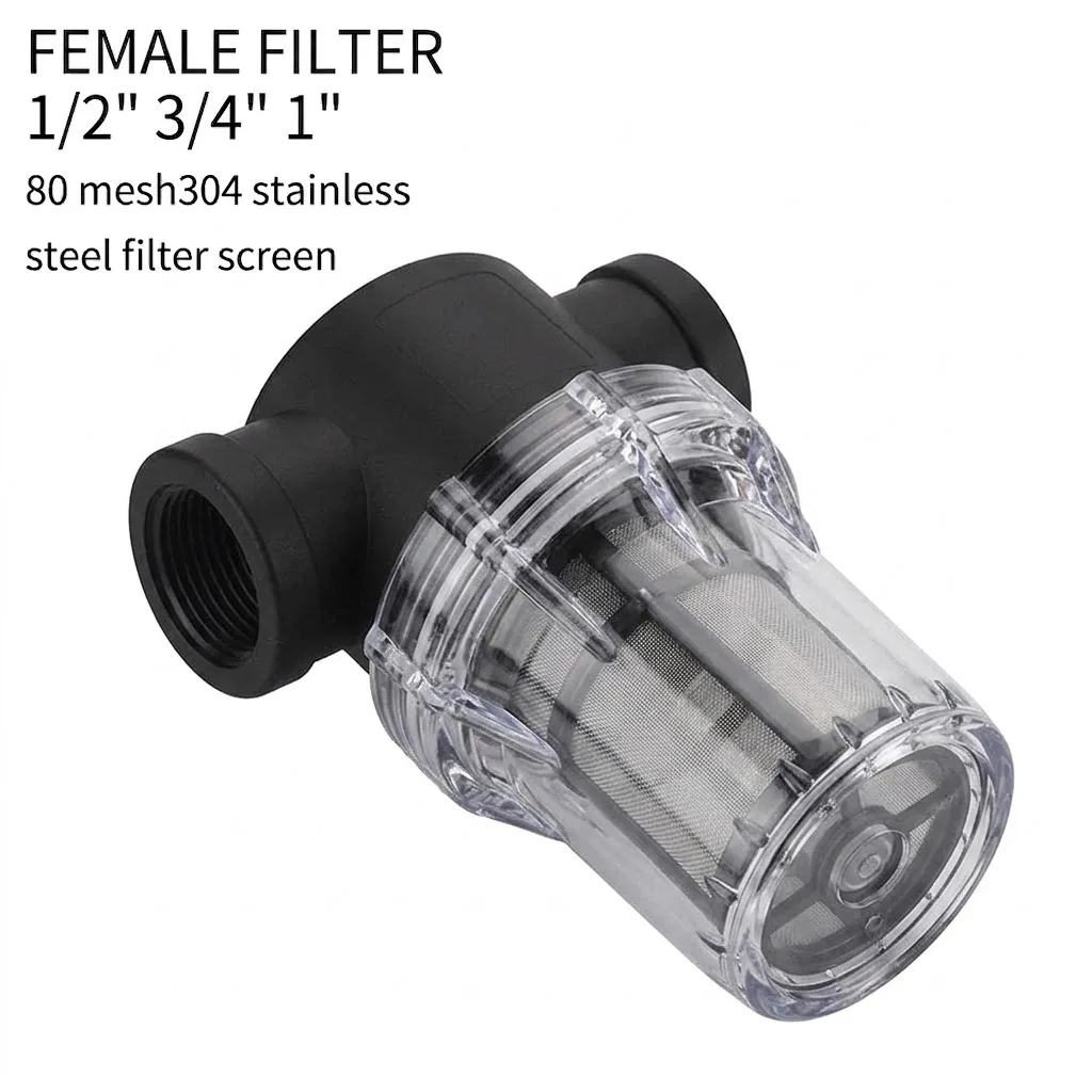 Garden Watering Filter 1 2 3 4 1 Inch Plastic Irrigation System Household Water Pipe Impurity Prefilter For Aquaculture Setup