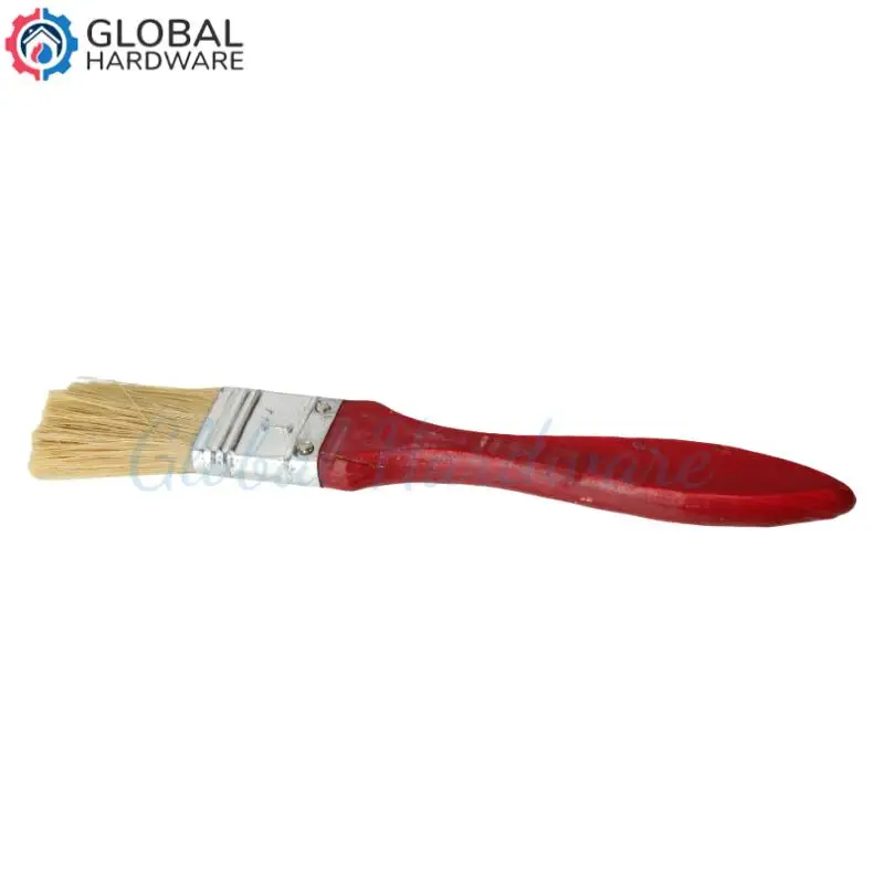 

1 inch Flat Paint Brushes Artist Painting Brushes Sheep Hair Bristles Wash Brush for Watercolor Ceramic Pottery Painting