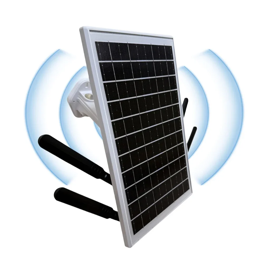 Router WiFi Solar 4G de 15W con ranura para tarjeta SIM, módem 4G LTE de 150Mbps, IP66 a prueba de agua, routers Wi-Fi alimentados por panel solar para exteriores