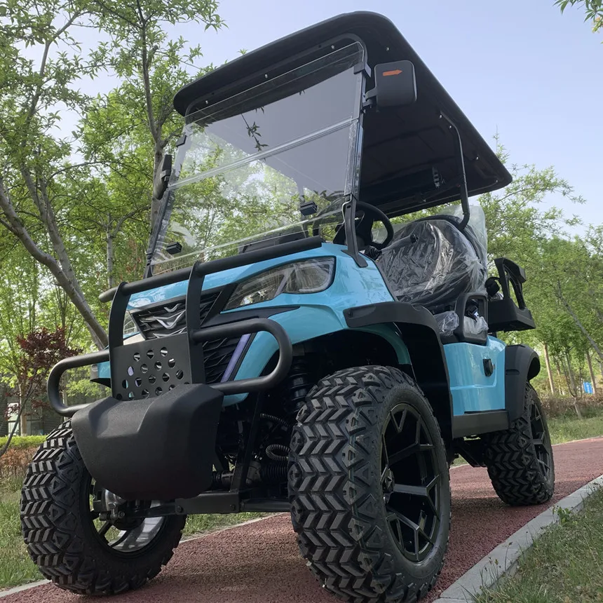 Manufacturer Customizable Electric Car Street Legal Electric Golf Cart Model E 4 Wheelers Adult Cheap With Folding Windshield