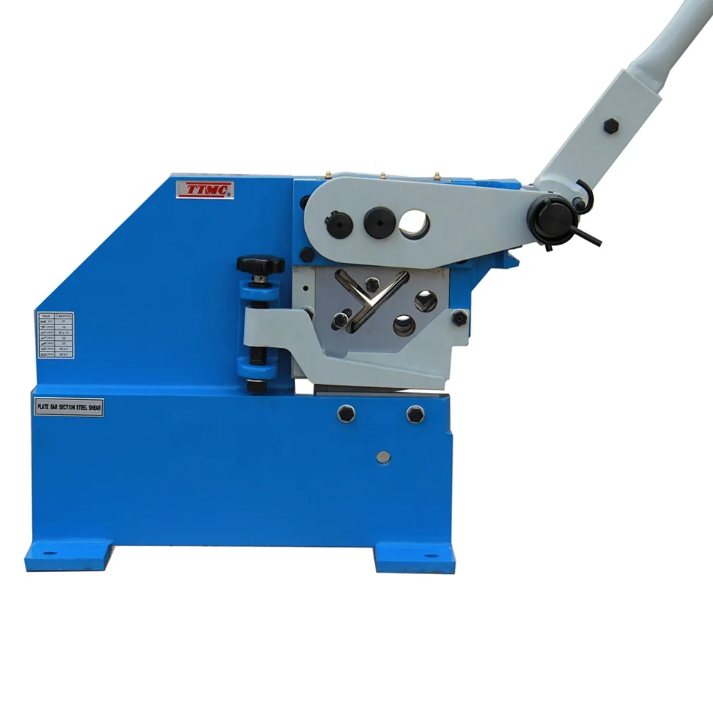 PBS-7 TTMC Manual Iron Worker Sheet Metal Cutting Rebar Cutter