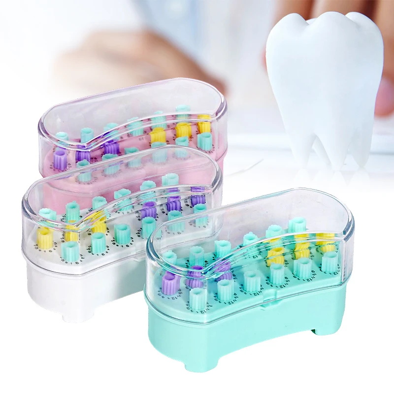 1Pcs Dental Autoclavable Endo File Box Holder Root Canal Measuring Tools Counting Rack Sterilizer Case