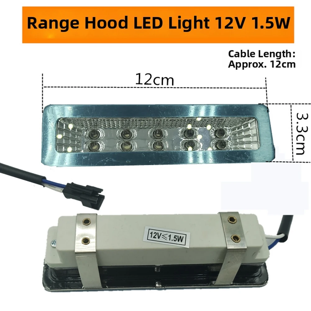 Energy Efficient 1.5W LED Light for Kitchen Stove and Range Hood 12V 220V Square Panel with Long Lasting Performance