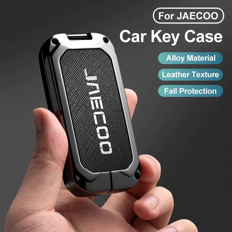 NEW Alloy Car Key Case Bag For For Jaecoo J6 J7 J8 Phev 2024 2025 Keychain Protective Cover Smart Remote Key Protection Shell