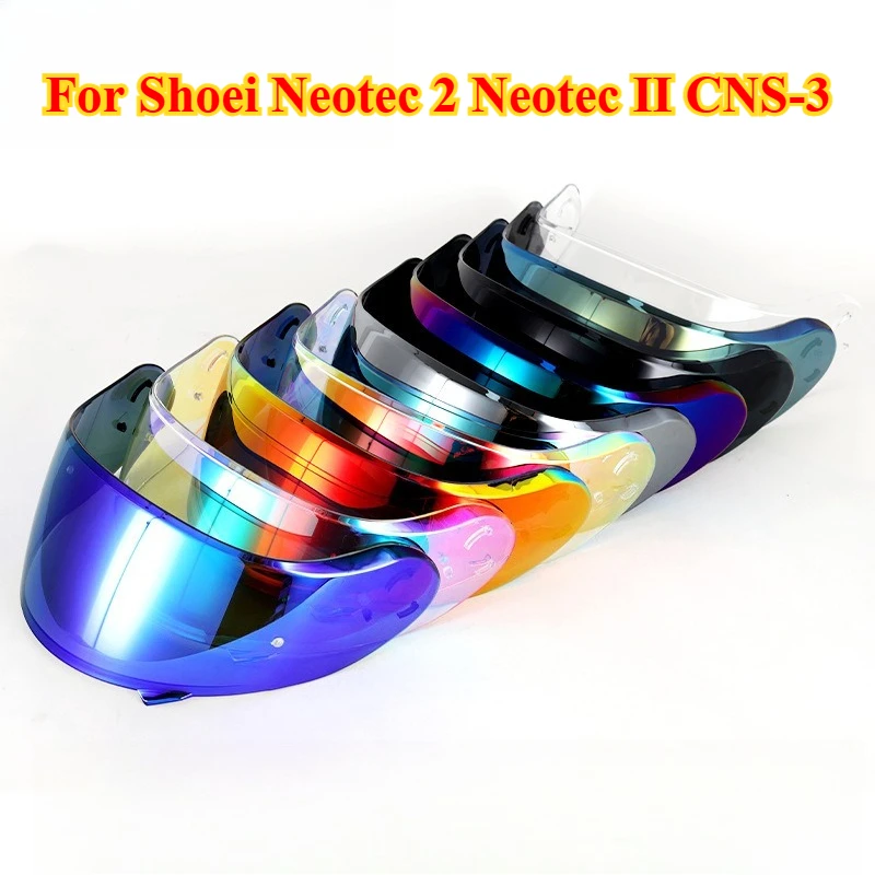 

Motorcycle Helmet Visor for Shoei Neotec 2 Neotec II CNS-3 Anti-UV Dustproof Helmet Lens Helmet Accessories Sunglasses