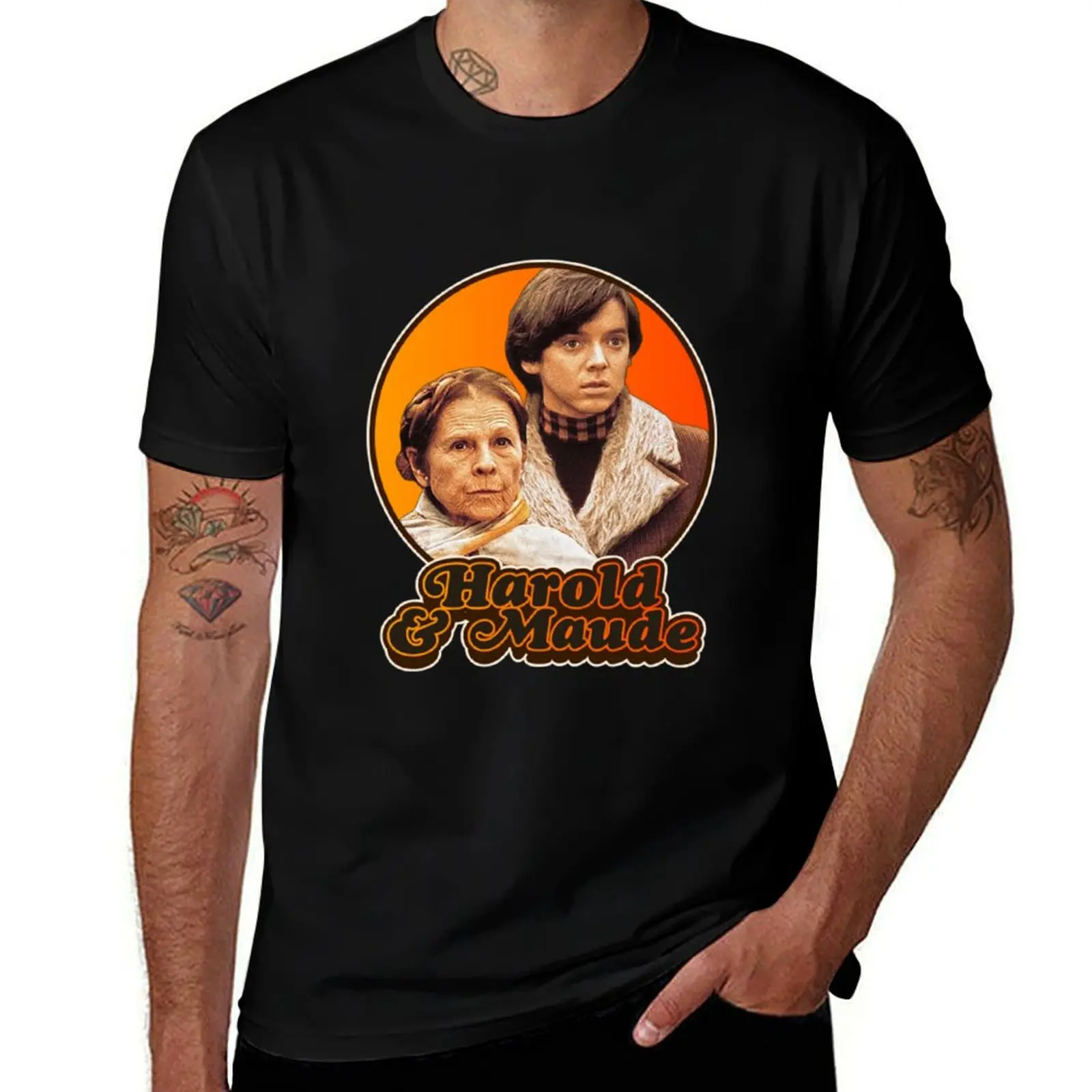 

Retro Harold And Maude Tribute T-Shirt t shirts for man graphic funny t shirt man designer t shirts for man pack cotton T-shirt