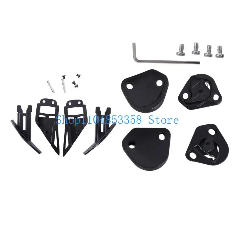 

652F Helmets Side Plate Replacement Visor Fastener Visor Clip Shield for PISTA