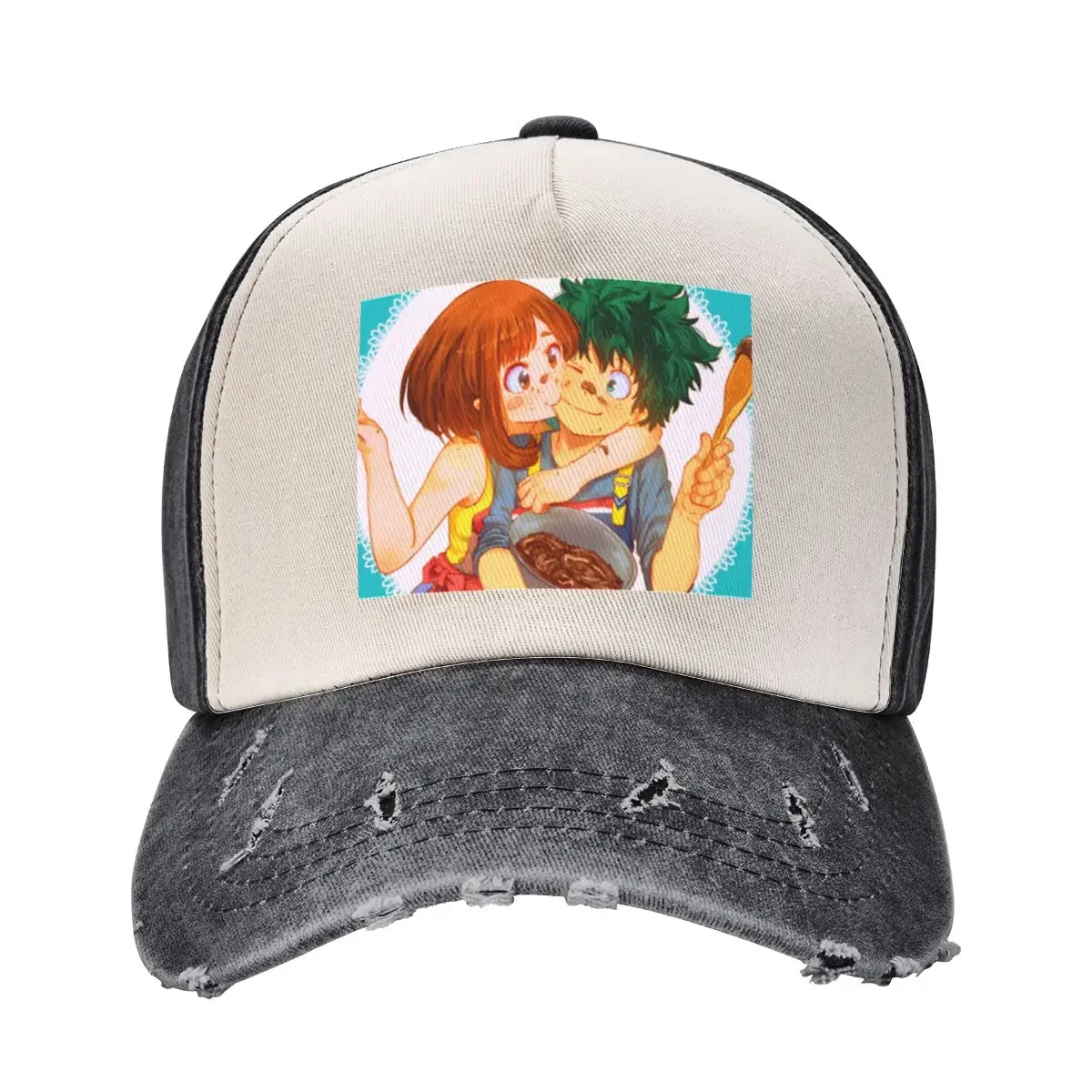 Uraraka & Deku Love - MHA BNHA Clase 1A Gorra de béisbol sombrero de playa Sombrero de caballero sombrero de verano cumpleaños Sombreros de niña Hombres