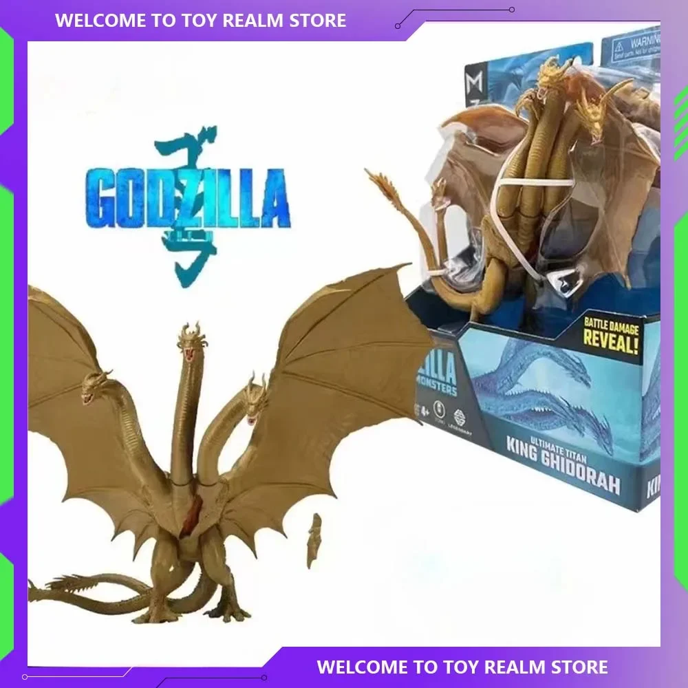 Godzila X Kong Action Figure The New Empire Anime Figure Godzilla King Ghidorah Mothra Tiamat Figure Collection Model Xmas Gifts