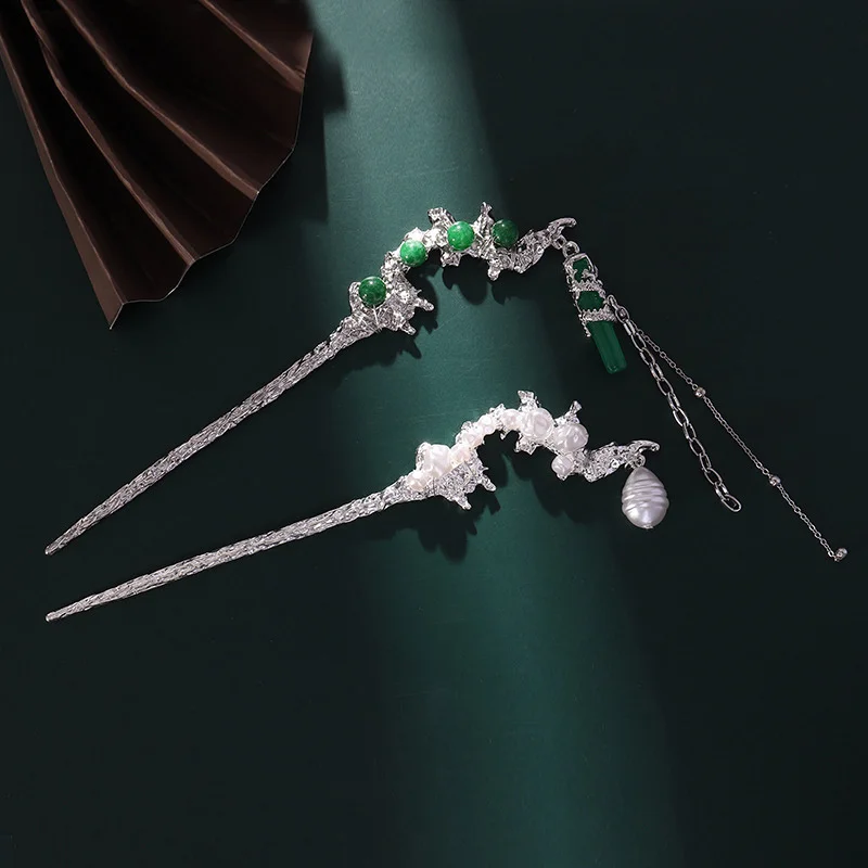 Китайские элегантные женские заколки, антикварные стрижки, головной убор Cheongsam в стиле ретро Hanfu, аксессуары для волос