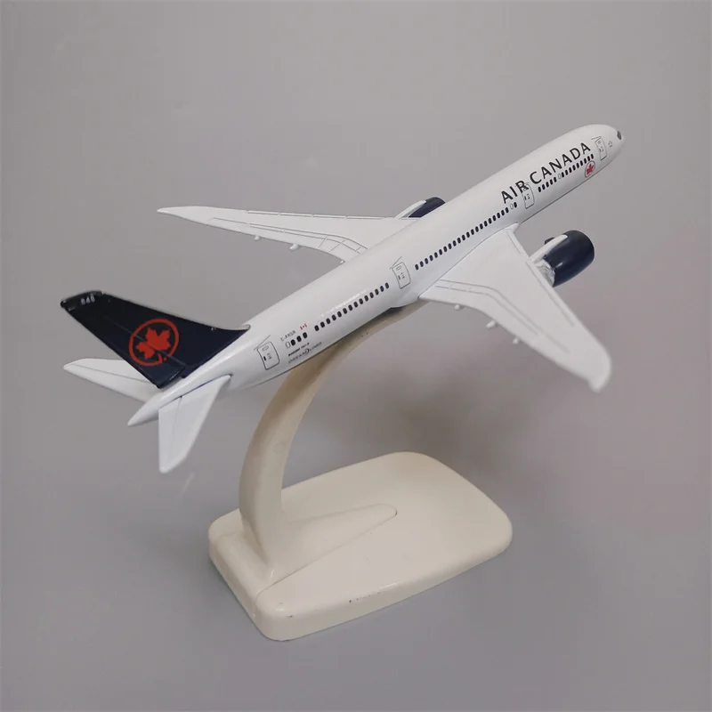 Avión de aleación de Metal, modelo de avión de 16cm de Air Canadá, Airways Boeing 787, B787, escala 1/400, fundido a presión