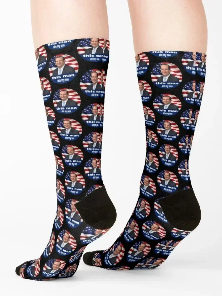 This man ate my son - Ted cruz Socks tennis Wholesale sheer anti slip football Socks Man Women's
