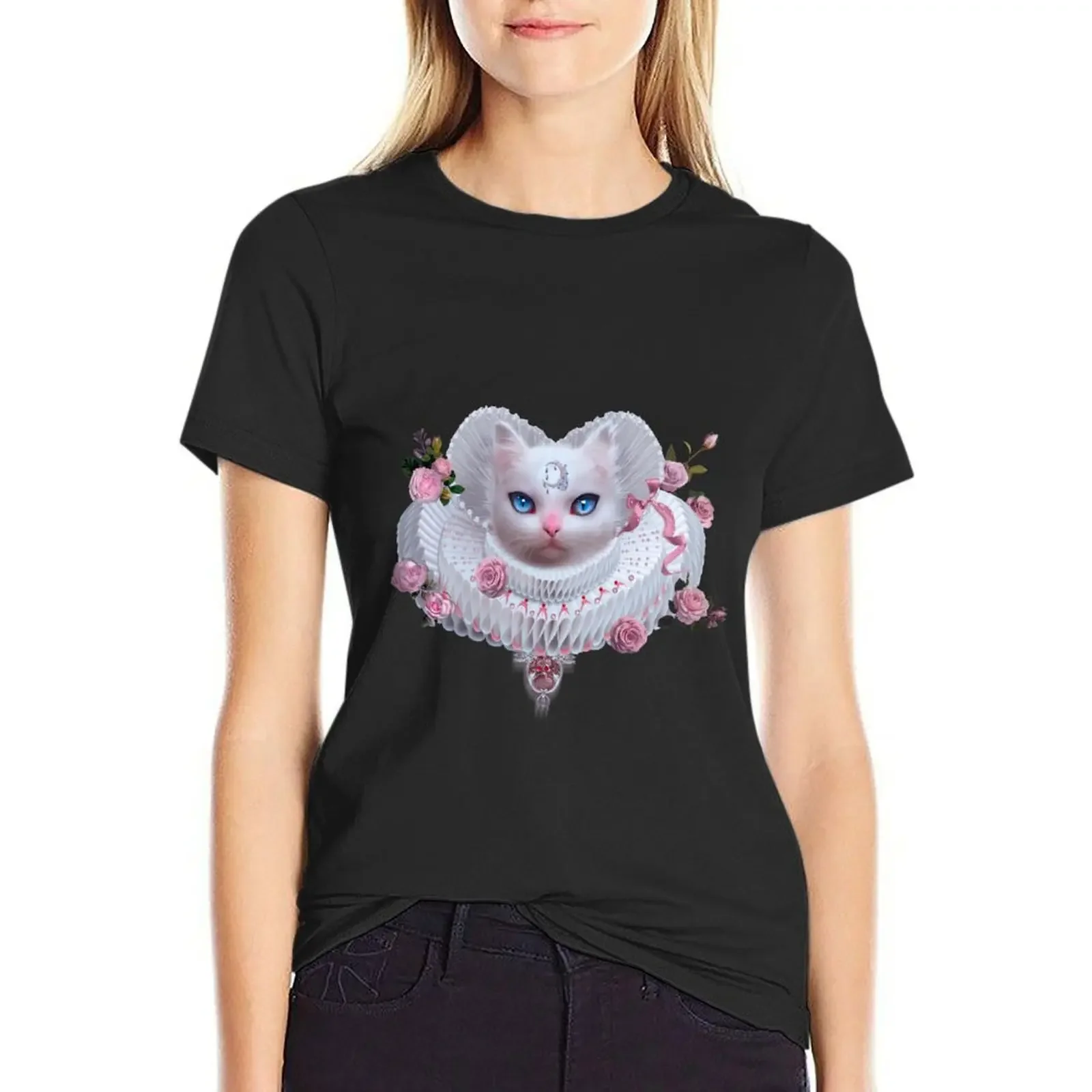 

Luna T-Shirt new edition Blouse vintage Women clothing