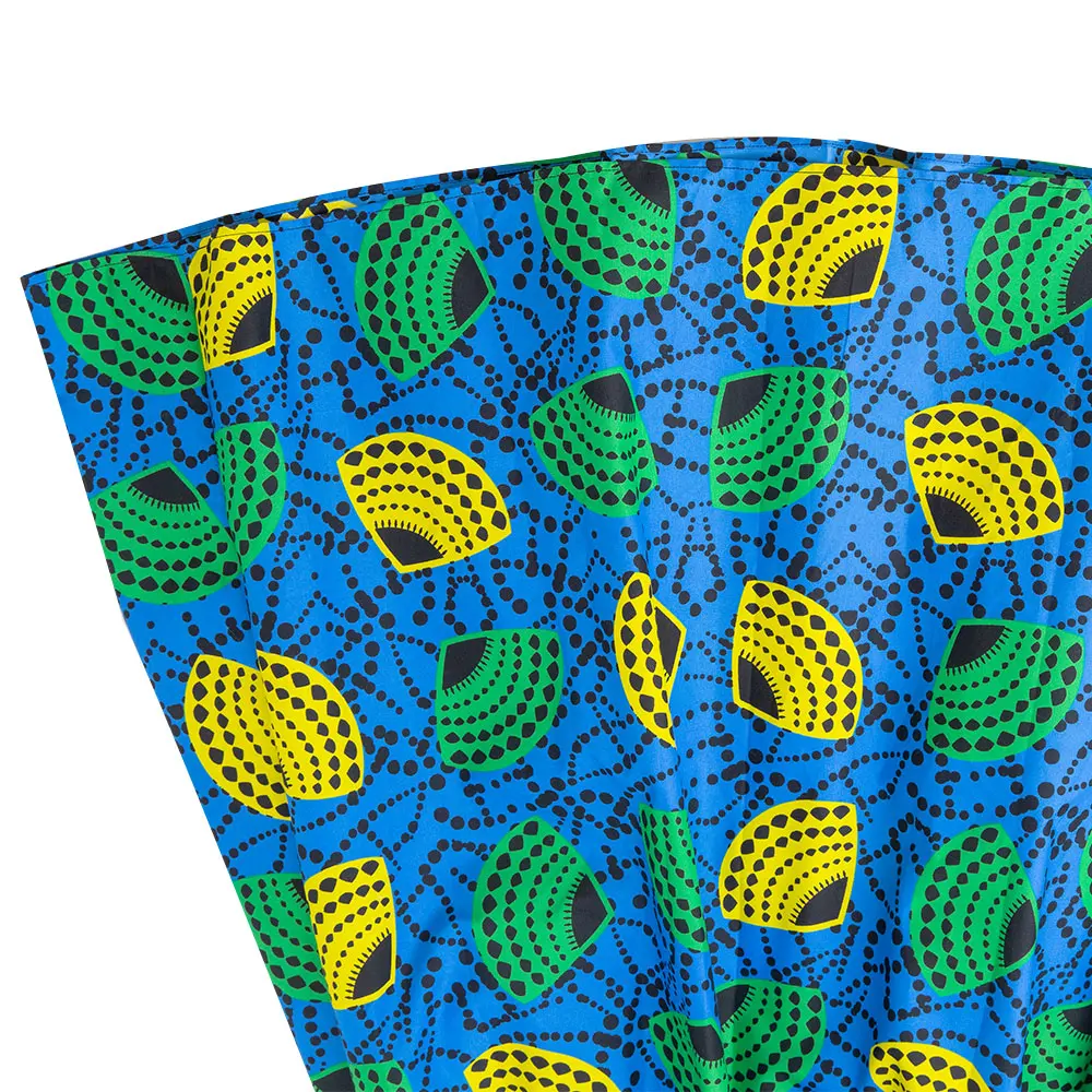 African Skirts For Women Blue Ankara Maxi High Waist Skirt Wedding Ankara Printing Wax Casual Outfits Attire For Women