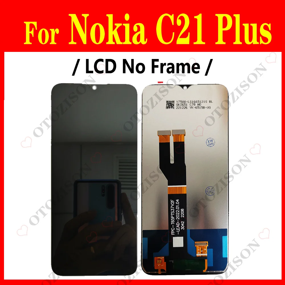 LCD Display For Nokia C10 C12 Pro C20 C21 C22 C30 C31 C32 C100 C200 C110 C210 C300 C01 Plus C02 C1 C2 C3 C5 Endi Screen Touch