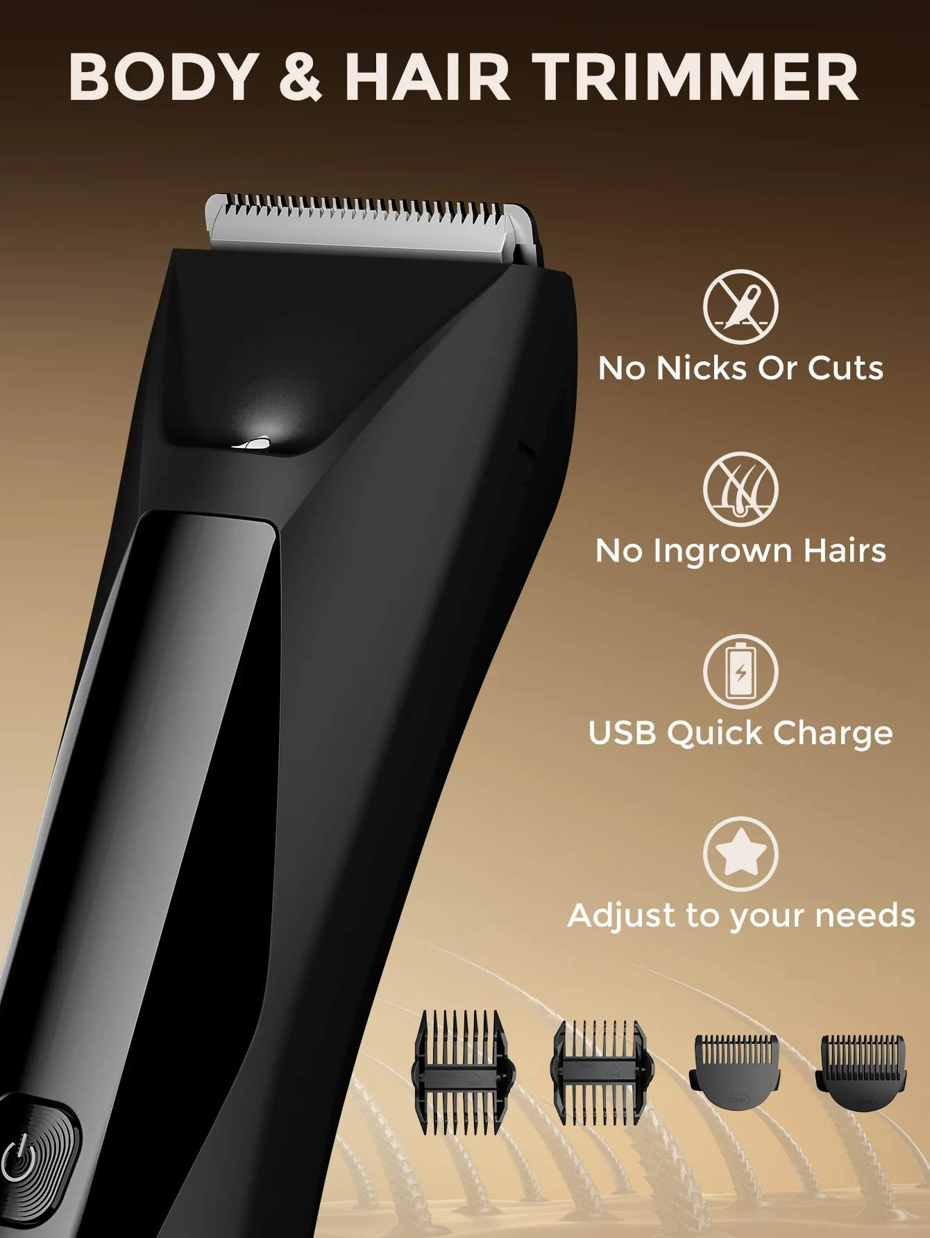 ماكينة تشذيب شعر الجسم من SEJOY للرجال مع قاعدة شحن واقفة، ماكينة حلاقة نسائية لإزالة الشعر بيكيني