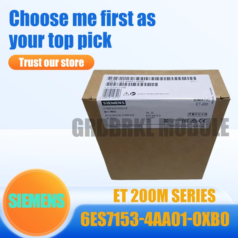

New Original ET 200M SIEMENS 6ES7153-4AA01-0XB0 6ES7 153-4AA01-0XB0 Interface Module