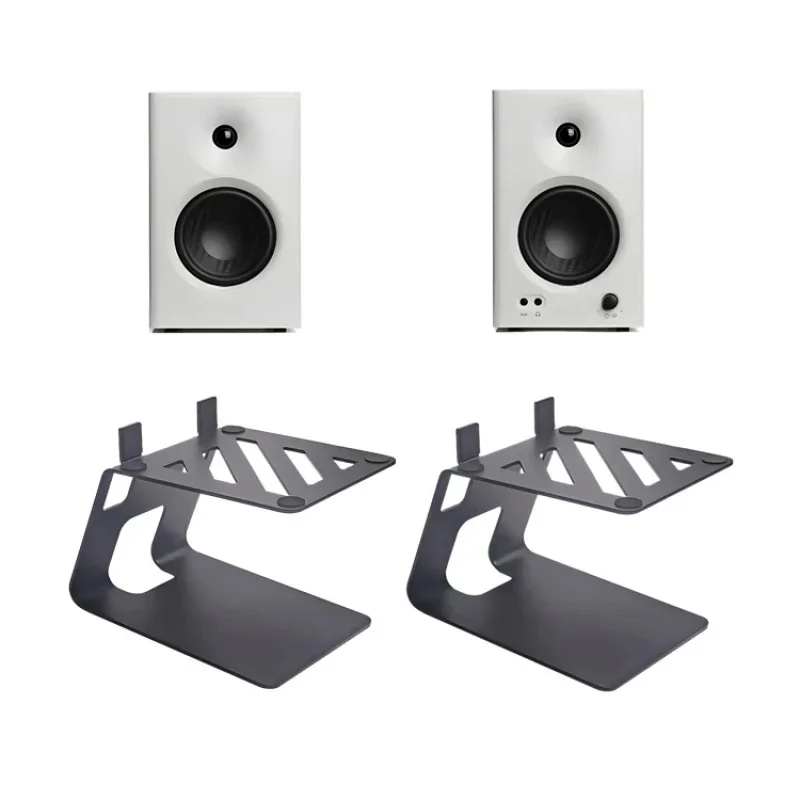 Premium Load-bearing Audio Base for Edifier MR4/N300/G1500 Swans D100 Resonance Isolation Steel Desktop Support Rack