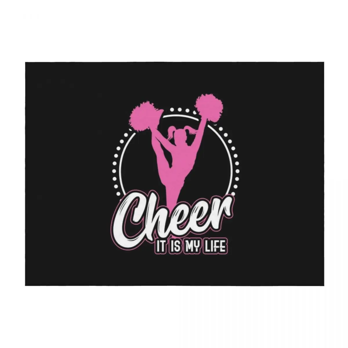 

Cheerleader Cheerleading Gift Sport Hobby Throw Blanket cosplay anime blankets and throws Shaggy Soft Beds Blankets