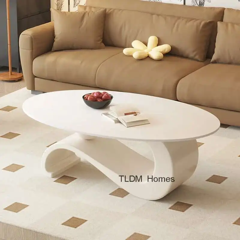 Moda redonda mesa de centro premium minimalista grande nordic mesa lateral elegante estética auxiliar salão de beleza móveis para casa
