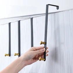 Stainless Steel Hat Clothes Bag Hanger Hook Holder Cupboard Door Kitchen Cabinet Back Storage Holder Rack Organizer Hanging