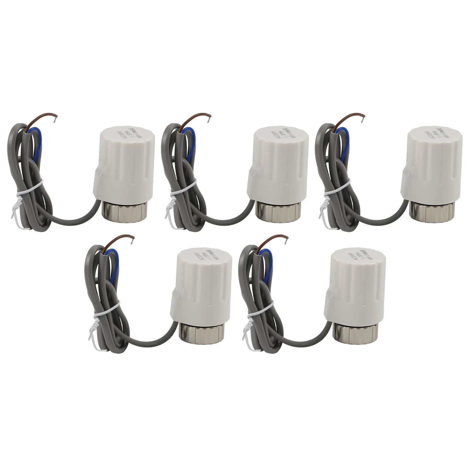 

Электрический привод нагревательного клапана 230 В, трещищенный материал, огнестойкий дизайн, защита IP54 для радиаторов, длина кабеля 60 мм