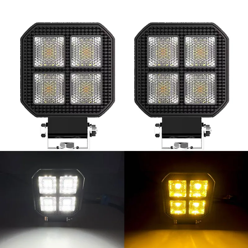 Mini 3Inch 4 Led Wh…